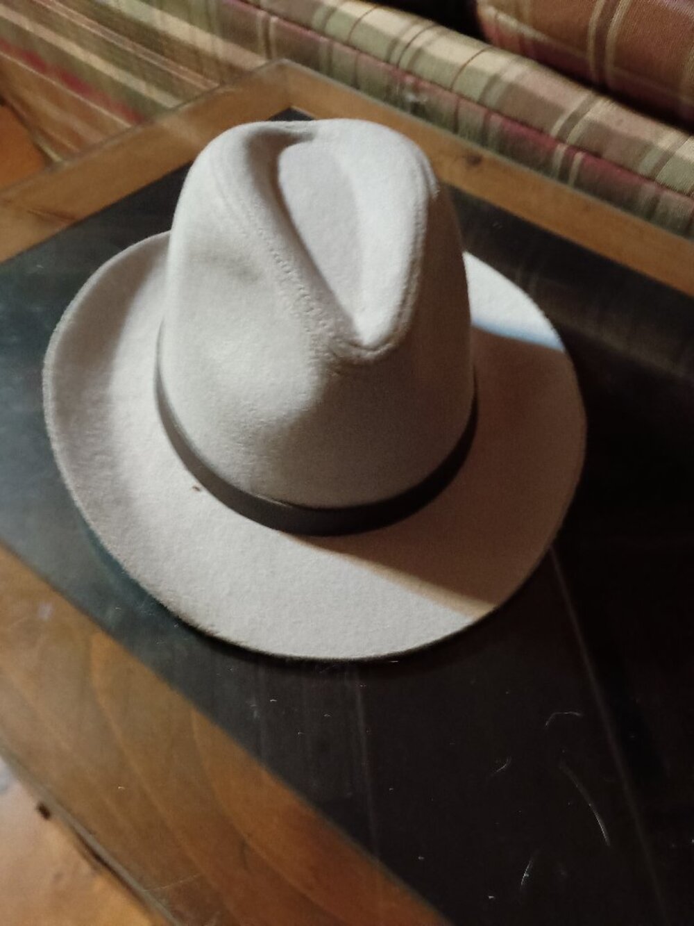 Child's tan felt western hat
